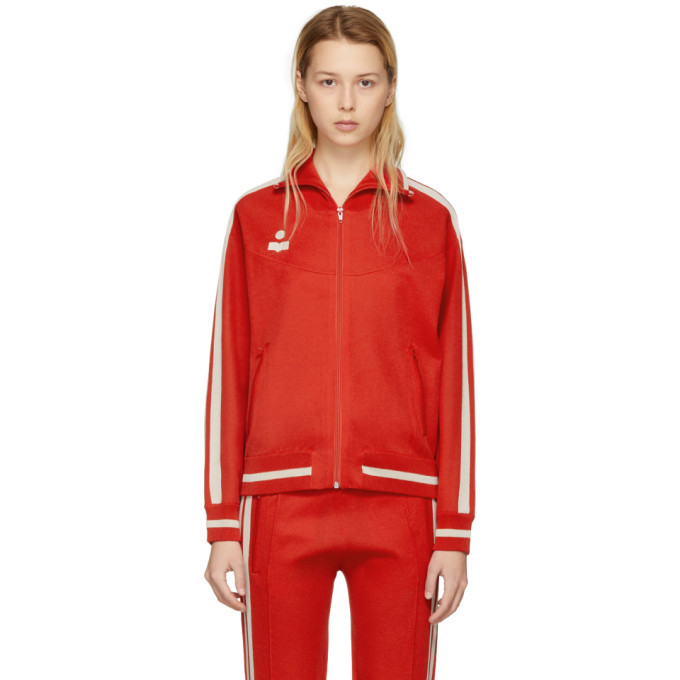 Photo: Isabel Marant Etoile Red Darcy Track Jacket