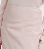 Dorothee Schumacher Soft Vibes feather-trimmed midi skirt