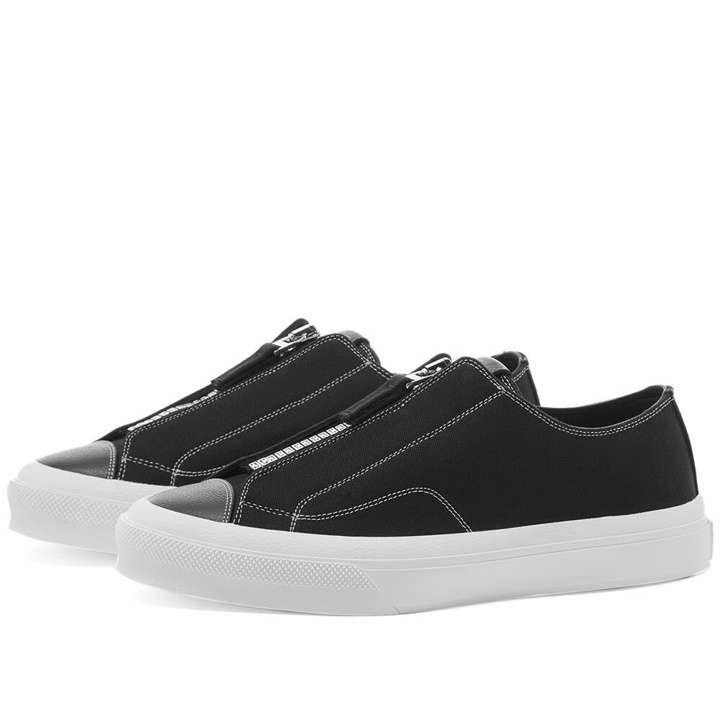 Photo: Givenchy Men's City Low Zip Sneakers in Black