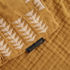 Pendleton Organic Cotton Matelasse Cushion Cover in Harding Star Ochre 