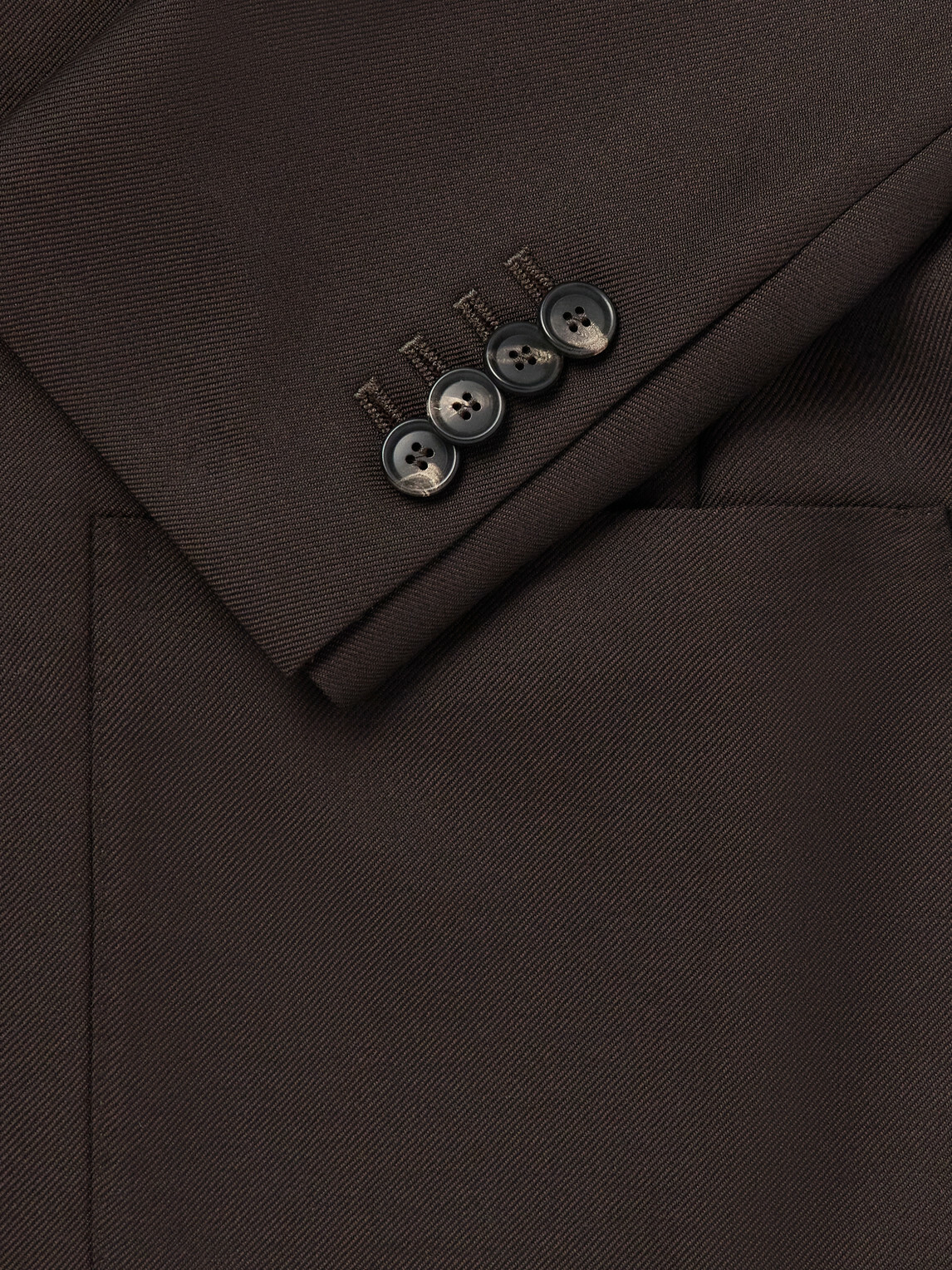 De Petrillo - Posillipo Virgin Wool-Twill Suit Jacket - Brown