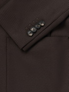De Petrillo - Posillipo Virgin Wool-Twill Suit Jacket - Brown