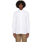 Husbands White Cotton Poplin Trento Shirt