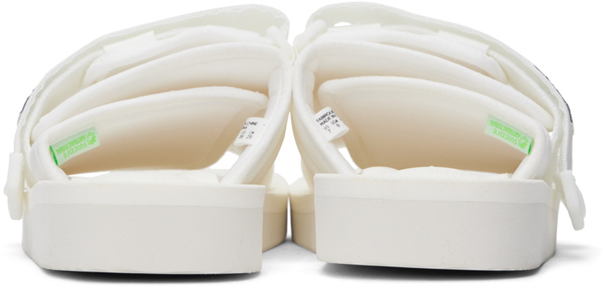 Suicoke White MOTO-Cab Sandals