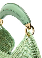 Chloe Summer Banana Logo Raffia Shoulder bag - Green - One Size