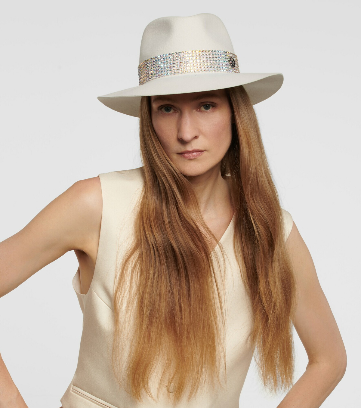 Henrietta wool-felt fedora