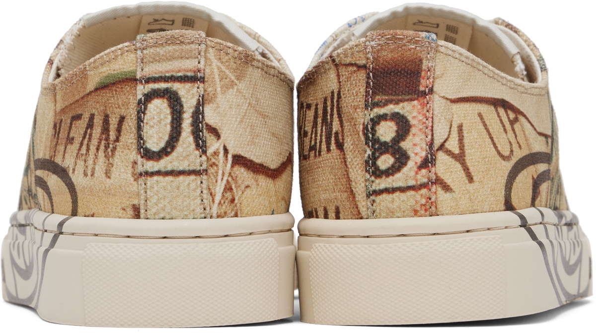 Vivienne Westwood Beige Low Top Plimsoll Sneakers Vivienne
