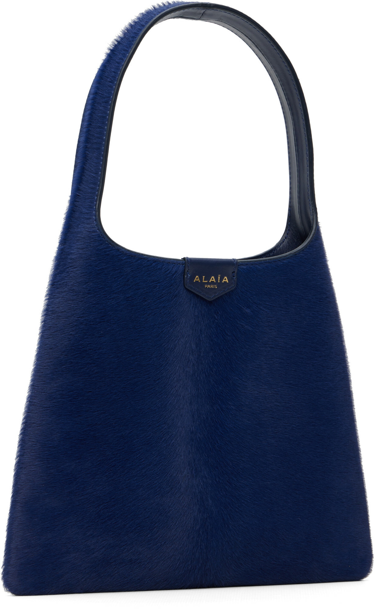 ALAÏA Blue Calfhair Top Handle Bag