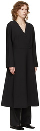 CO Black V-Neck Top Coat