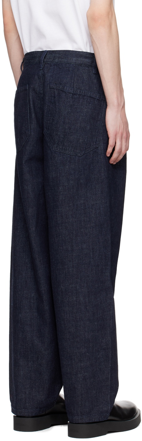 The Frankie Shop Navy Drew Jeans