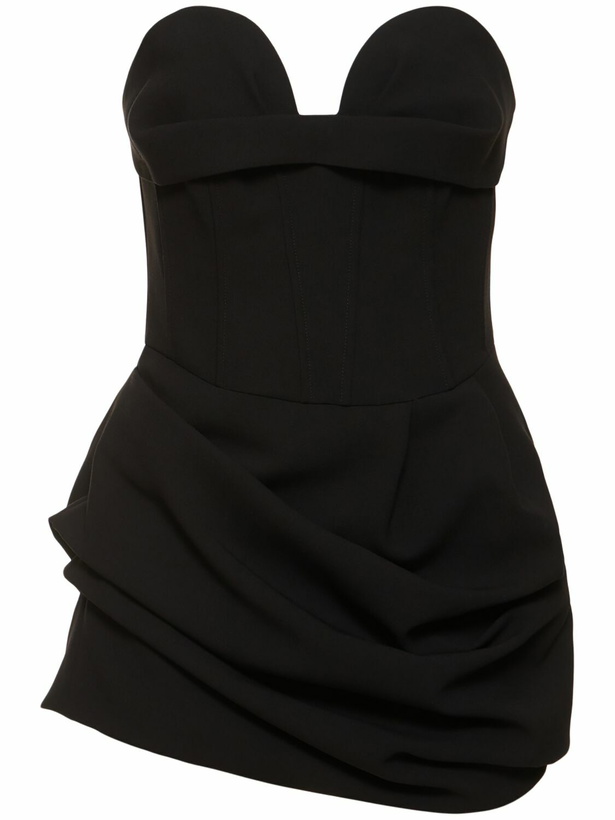 Photo: MAGDA BUTRYM Strapless Wool Blend Mini Dress