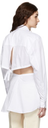 Victoria Beckham White Cotton Shirt