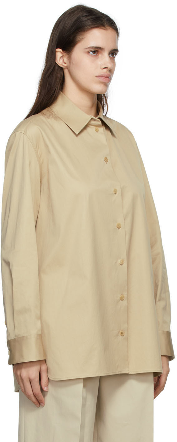 The Row Beige Sisilia Shirt The Row