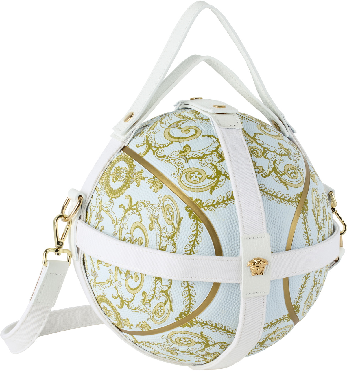 Versace White & Gold Spalding Edition Basketball