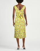 Manila Grace Womens Midi dress Lime in Green