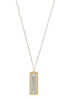 Lemaire Harmonica Rhodium-plated Necklace - Multicoloured - One Size