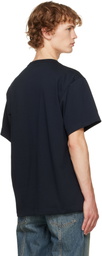 Helmut Lang Navy Logo T-shirt
