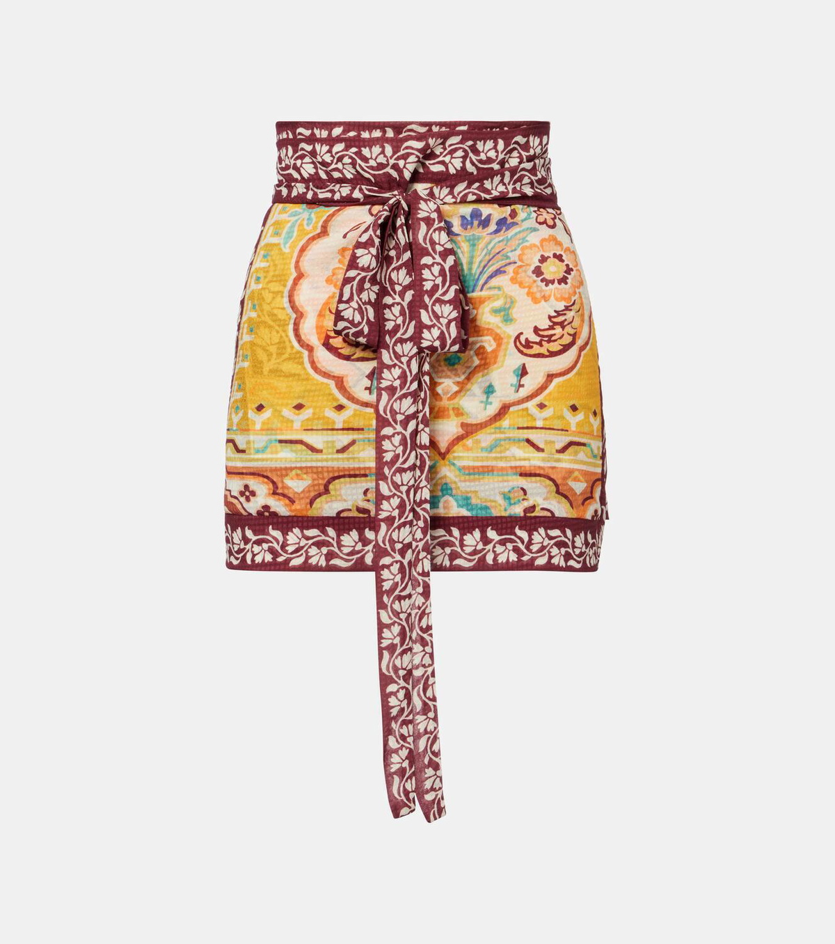 Etro Printed wrap skirt Etro