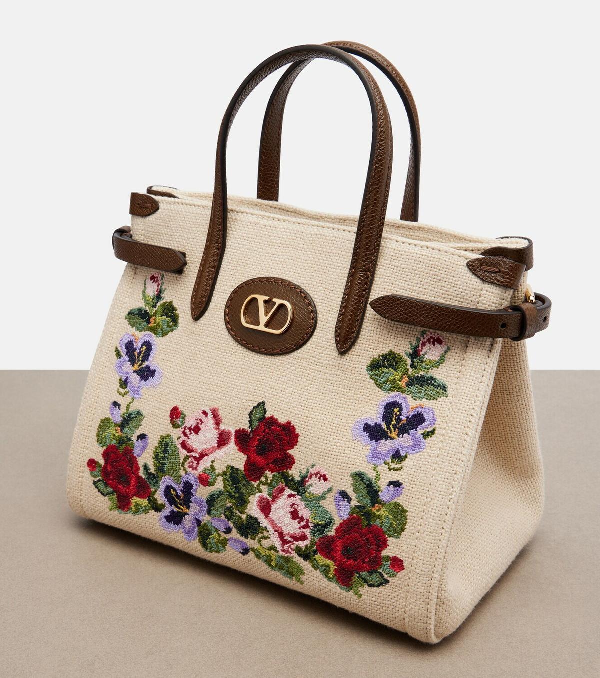 Valentino Garavani Antibes Medium canvas top-handle bag