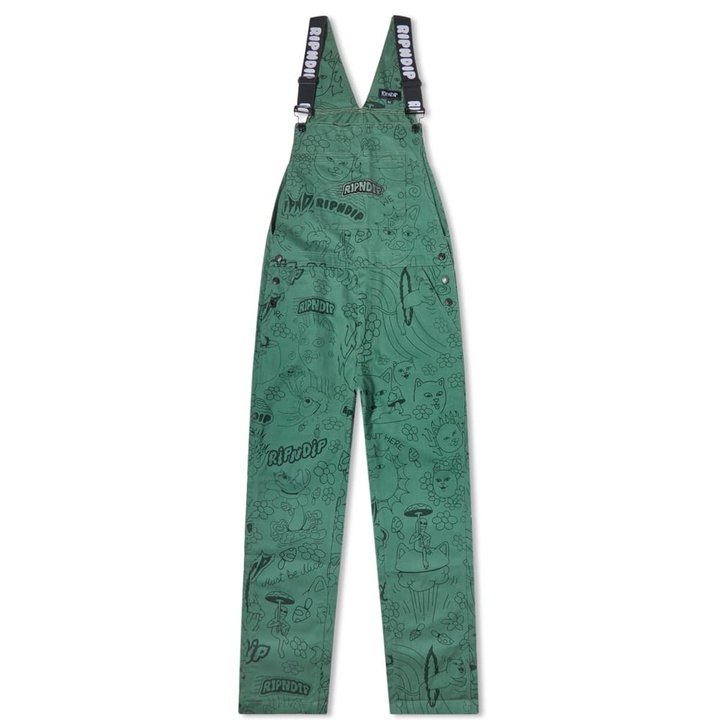 Photo: RIPNDIP All Over Print Dungarees