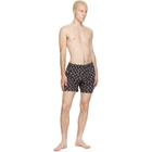 Marine Serre Black Moon Printed Swim Shorts