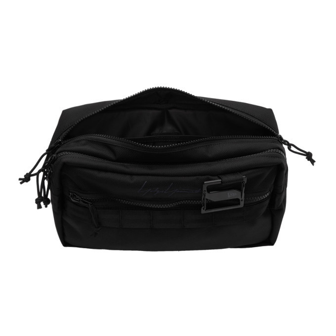 Yohji Yamamoto Black New Era Edition Square Waist Bag