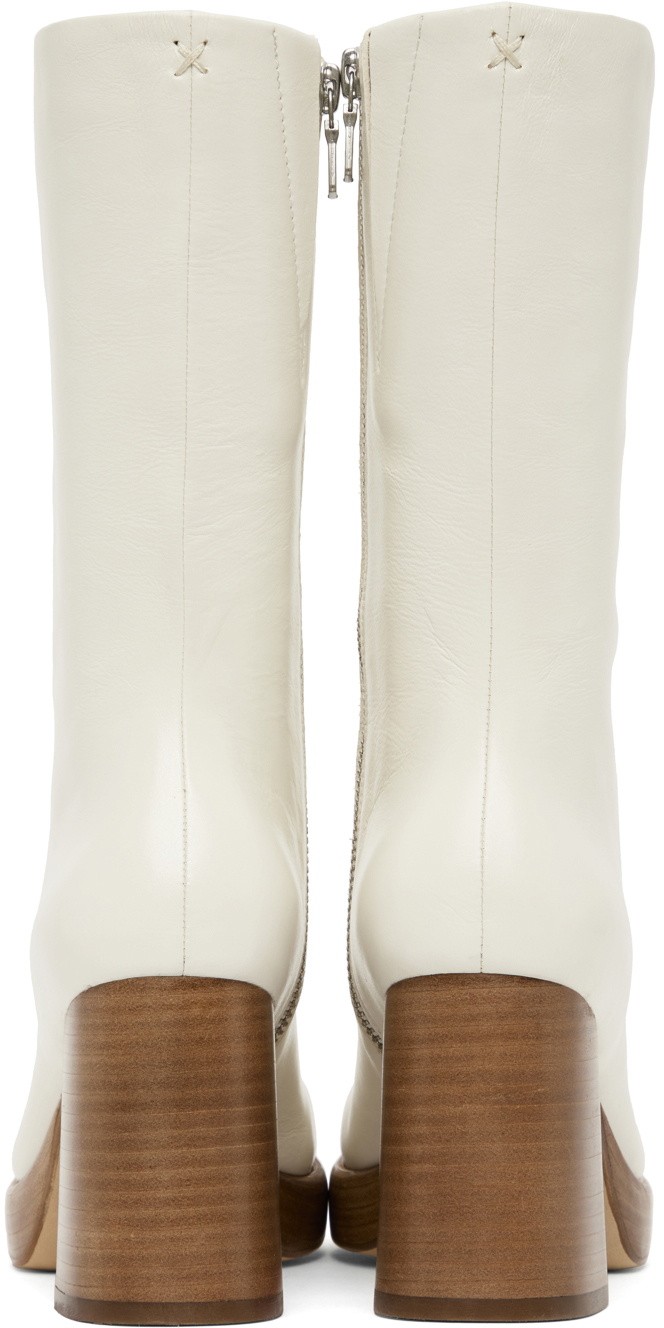 rag & bone White Matrix Boots