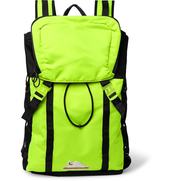 Photo: Off-White - Equipment Neon Nylon Backpack - Yellow