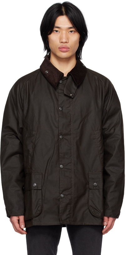 Photo: Barbour Brown Bedale Wax Jacket