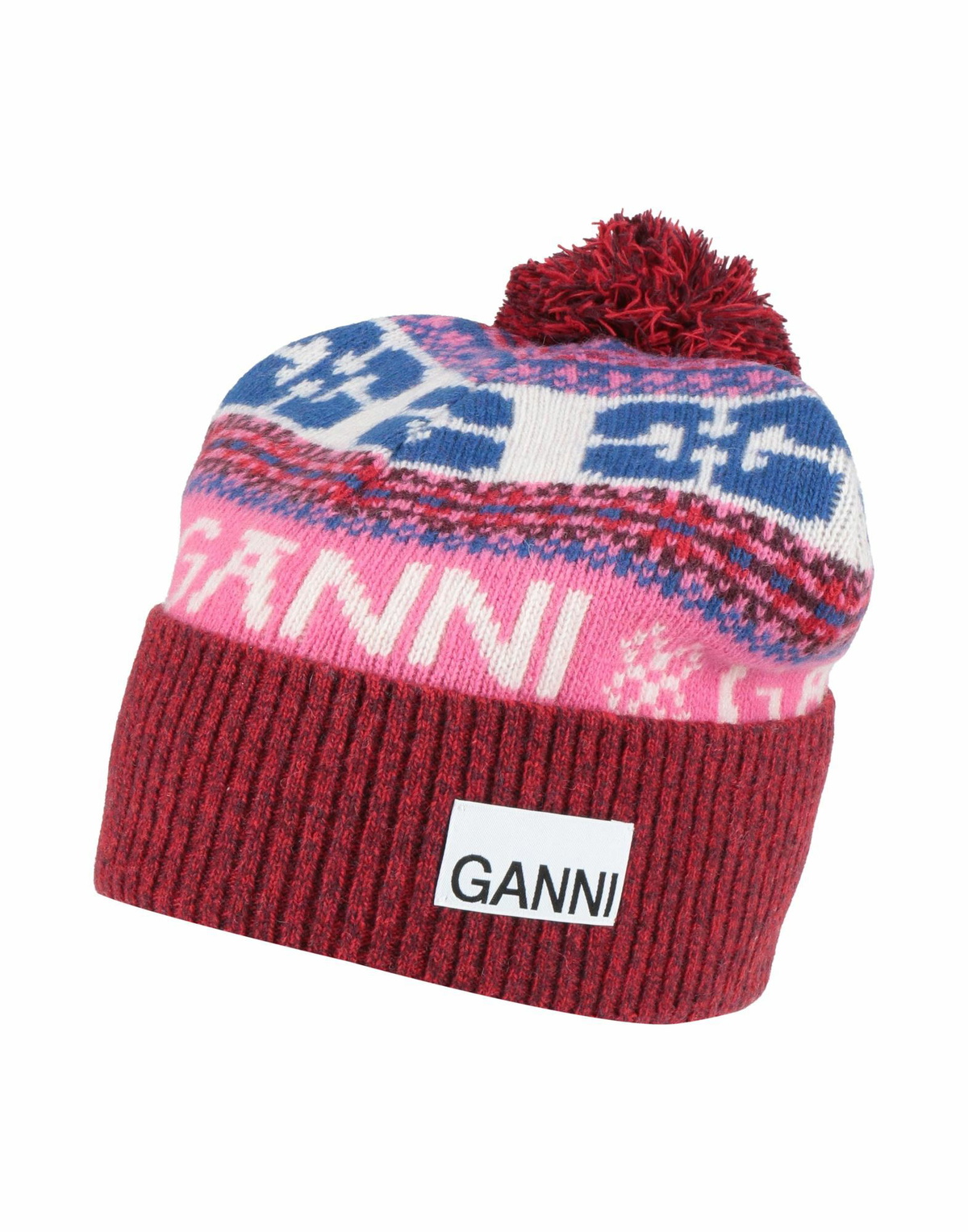 Ganni Womens Hat in Pink