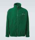 Versace Medusa cotton terry zip-up sweatshirt
