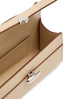 Savette Symmetry Grained Leather Pochette - Beige - One Size