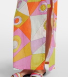 Pucci Orchidee cotton beach cover-up