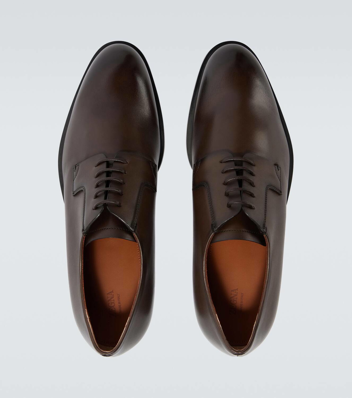 Zegna New Classic leather Derby shoes