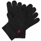 Polo Ralph Lauren Men's Merino Wool Gloves in Polo Black