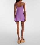 The Attico Cutout cotton muslin minidress