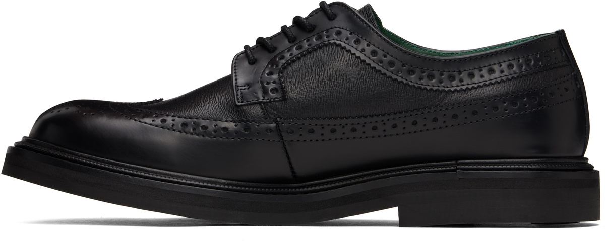 VINNY’s Black Vinnee Two-Tone Brogue Derbys