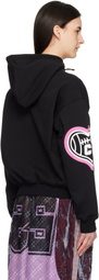 Chopova Lowena Black Cry Baby Hoodie