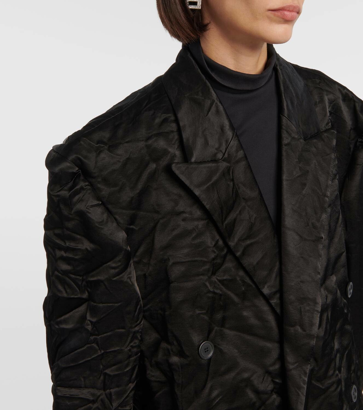 Balenciaga Steroid oversized satin blazer Balenciaga