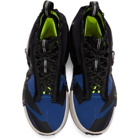 Nike Blue and Black ISPA Drifter Gator Sneakers