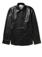 Nanushka - Josia Vegan Leather Shirt Jacket - Black