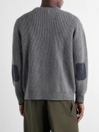 FrizmWORKS - Ribbed Wool-Blend Sweater - Gray