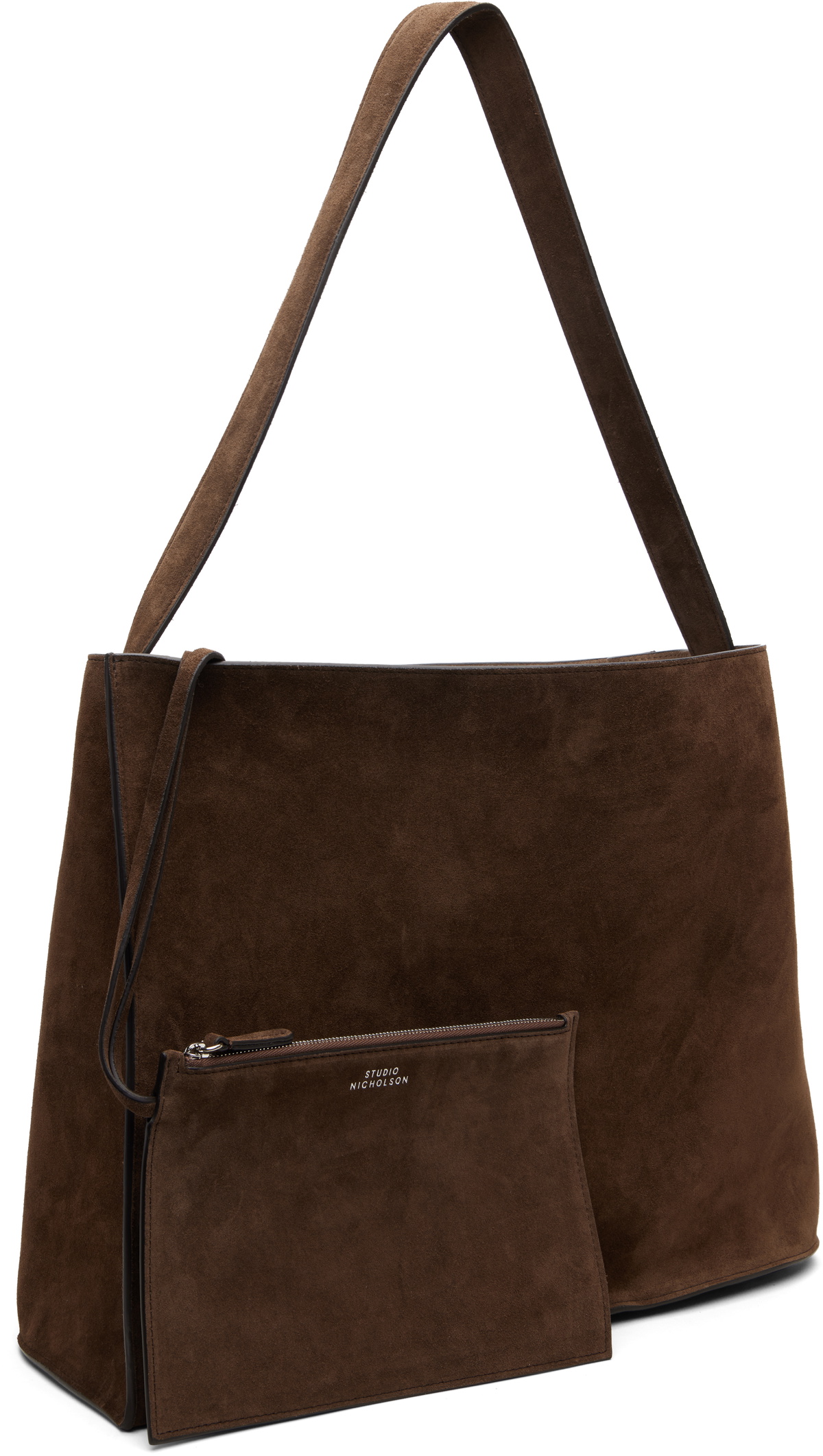 Studio Nicholson Brown Doublet Suede Tote