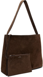 Studio Nicholson Brown Doublet Suede Tote