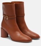 Zimmermann Eddie 70 leather ankle boots