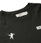 Pasadena Leisure Club - Printed Combed Cotton-Jersey T-Shirt - Black