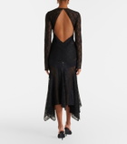The Attico Floral lace cocktail dress
