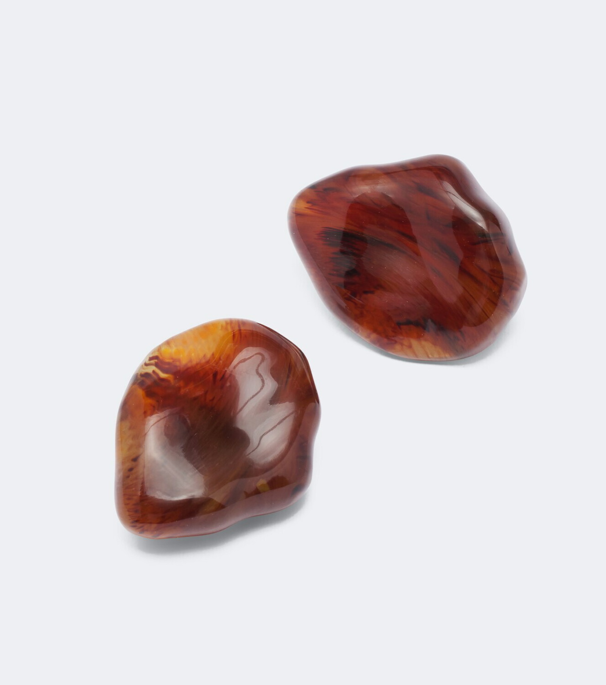 Victoria Beckham Ambra gold-plated clip-on earrings