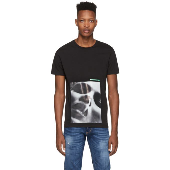 Photo: Dsquared2 Black Mert and Marcus Edition Female Face T-Shirt