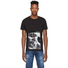 Dsquared2 Black Mert and Marcus Edition Female Face T-Shirt
